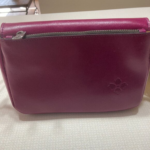 NWT Very Pretty Patricia Nash Tooled and Studded Dark Purple Crossbody - Picture 4 of 12